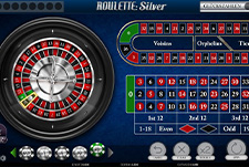 Die Ansicht des Spiels Roulette Silver im Evolve Casino.