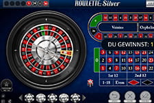 Das Tischspiel Roulette Silver des Providers iSoftBet im HappySpins.