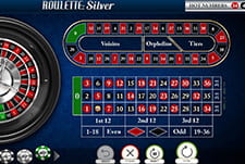 Das Tischspiel Roulette Silver im Palmslots.