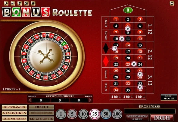 Das Bonus Roulette Spiel von iSoftBet.