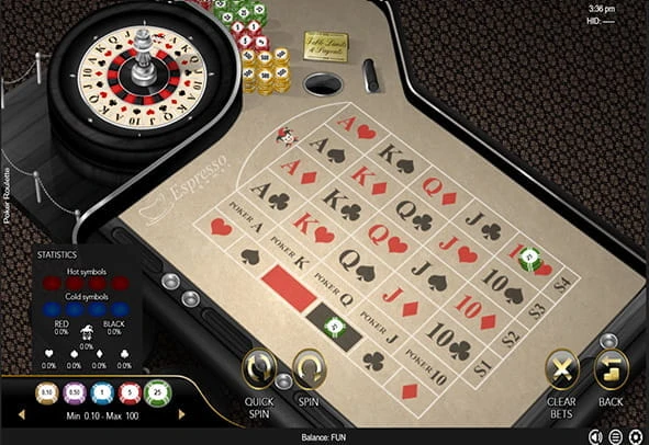 Poker Roulette Spiel kostenlos ausprobieren.