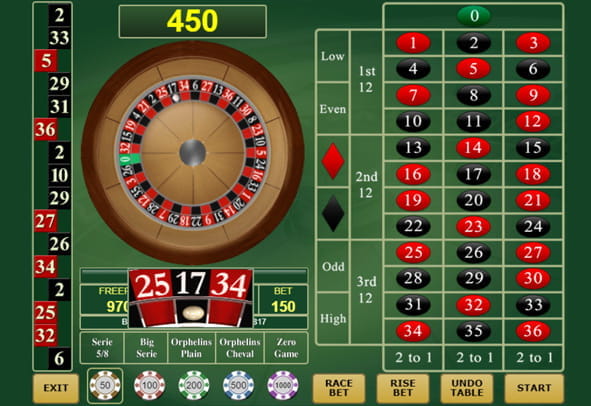 Das kostenlose Demospiel von Roulette Royal online.