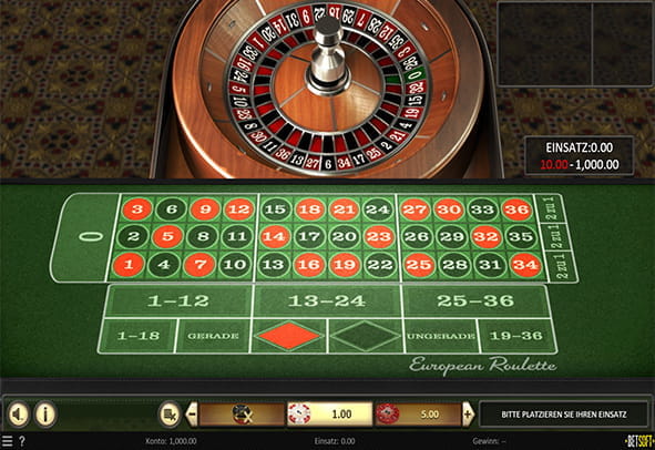 Das VIP European Roulette Spiel kostenlos ausprobieren.