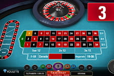 Der Sapphire Roulette Tisch im Fresh Casino.