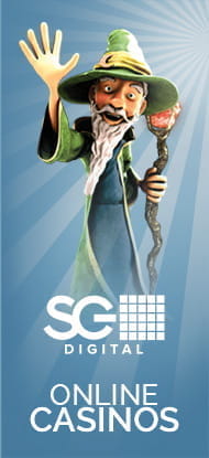 Eine Figur aus einem Online Spielautomaten des Herstellers Scientific Games.