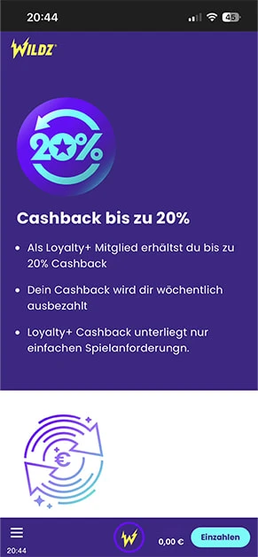 Erklärung zum Treueprogramm Loyalty+ von Wildz.