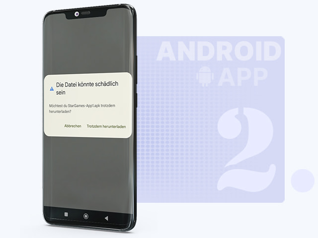 Zulassen der Installation von unbekannten Quellen.