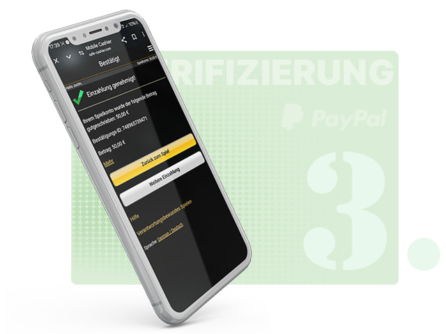 Verifizierungsprozess starten.
