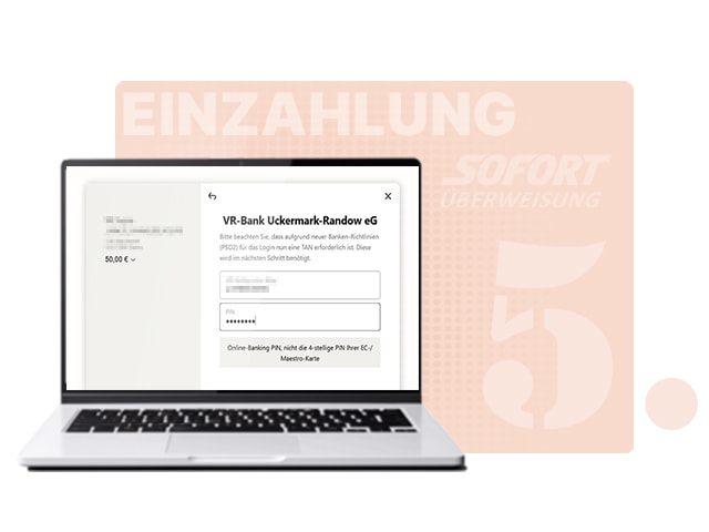 Login in den Bank-Account.