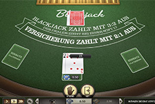 Der Tisch des Spiels Single Deck Blackjack im Stakes Casino.
