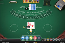 Das Kartenspiel 21 Blackjack von RTG bei Crypto Loko.