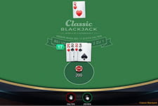 Das beliebte Kartenspiel Single Hand Classic Blackjack von Microgaming im Moi Casino.