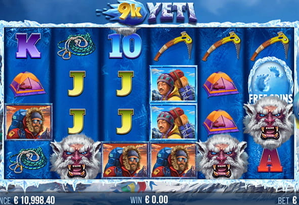Eine kostenlose Demo-Version des 9K Yeti Slots.