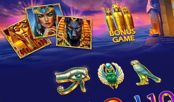 Das Titelbild des Slots Age of Egypt von Playtech.