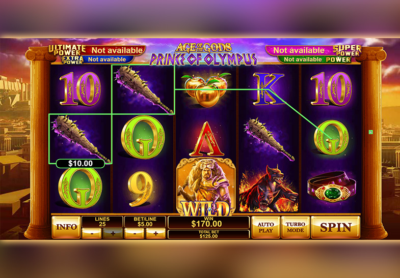 Age of The Gods: Prince of Olympus Slot von Playtech