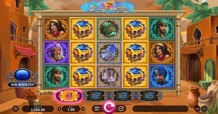 Eine kostenlose Demo-Version des Aliyas Wishes Slots.