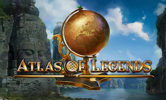 Der Startbilschirm vom Slot Atlas of Legends.
