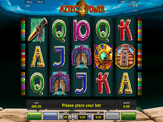 Eine kostenlose Demo-Version des Aztec Power Slots.