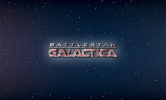 Das Logo des Slots Battlestar Galactica.