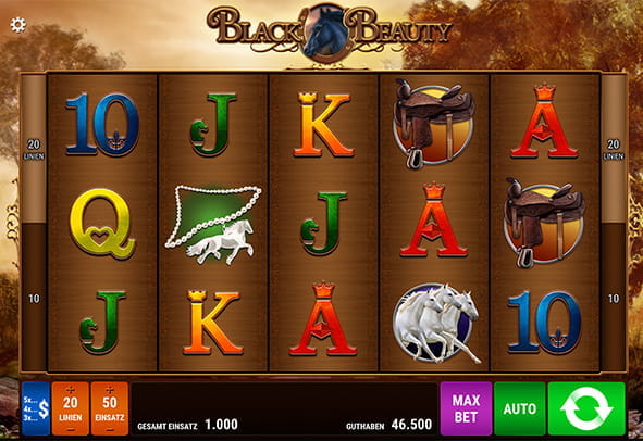 Eine kostenlose Demo-Version des Black Beauty Slots.