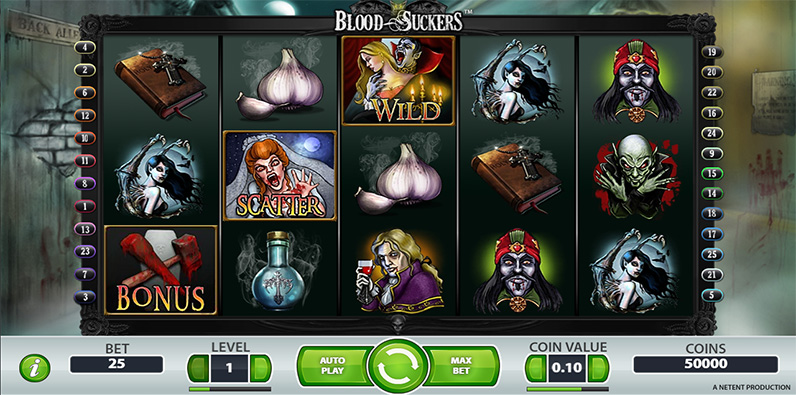 Blood Suckers Bester NetEnt RTP Slot Online