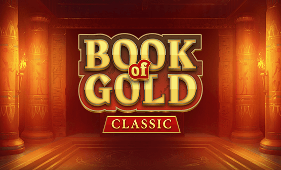 Das Logo des online Spiels Book of Gold Classic. 