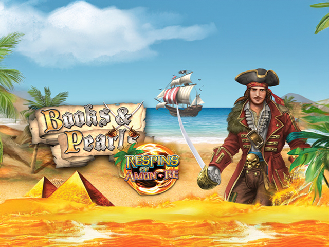 Books & Pearls Respins of Amun-Re - Spielautomaten