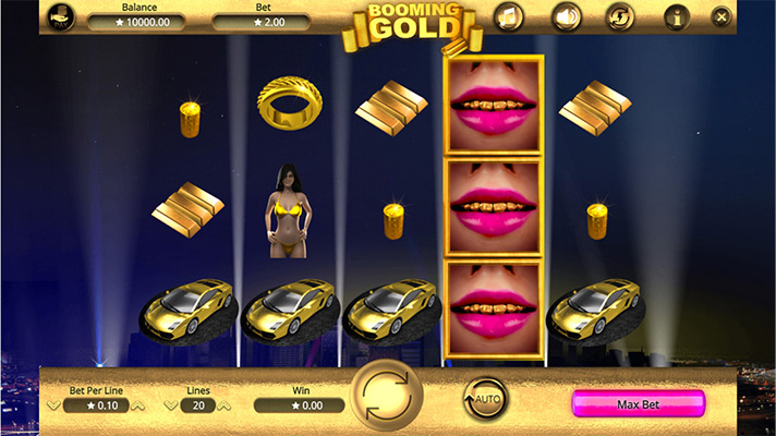 Eine kostenlose Demo-Version des Booming Gold Slots.