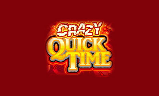 Das Logo des Crazy Quick Time Slots von iSoftBet.
