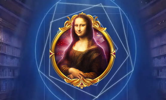 Der Startbildschirm des Slots Da Vinci's Mystery Super Lines.