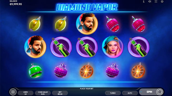 Eine kostenlose Demo-Version des Diamond Vapor Slots.