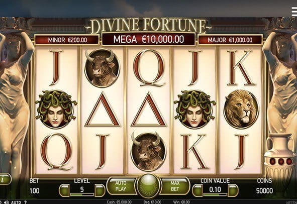 Hier Divine Fortune kostenlos spielen