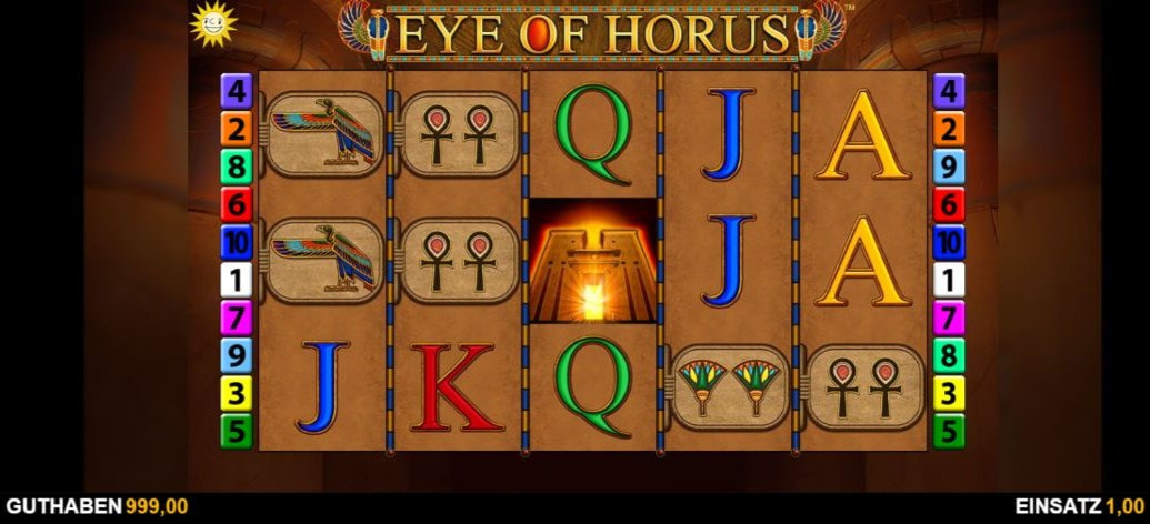 Der Slot Eye of Horus von Merkur.