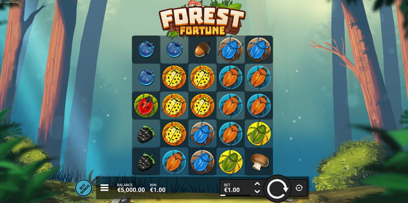 Eine kostenlose Demo-Version des Forest Fortune Slots.