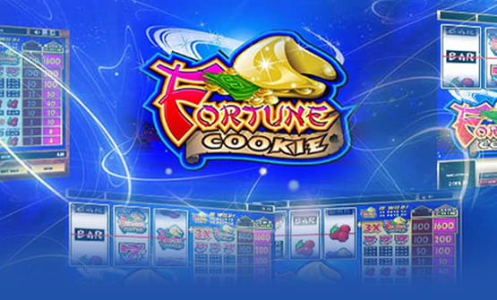 Verschiedene Abbildungen des Slots Fortune Cookie.