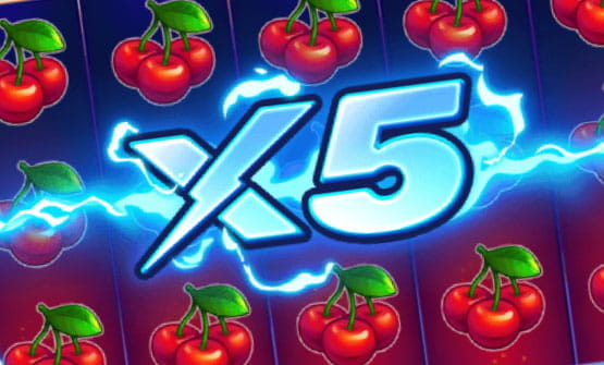 Auschnitt aus dem Spielverlauf des Slots Fruit Xtreme von Playson.