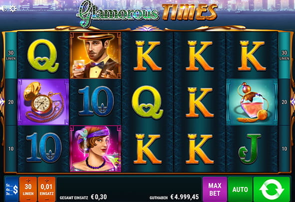 Eine kostenlose Demo-Version des Glamorous Times Slots.