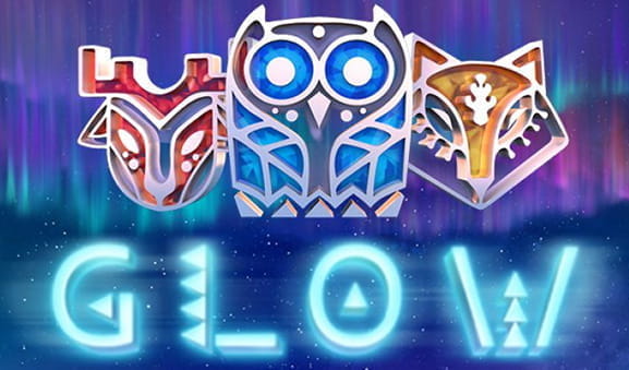 Das Logo des Glow Slot von NetEnt.