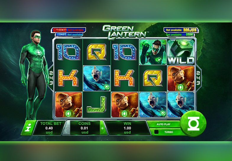 Green Lantern Slot von Playtech