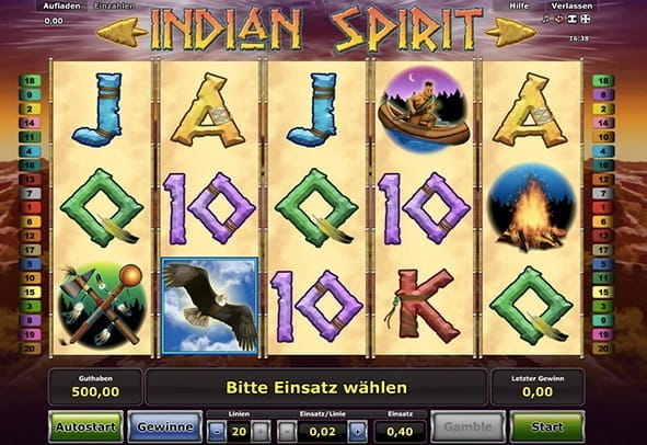 Hier Indian Spirit kostenlos spielen