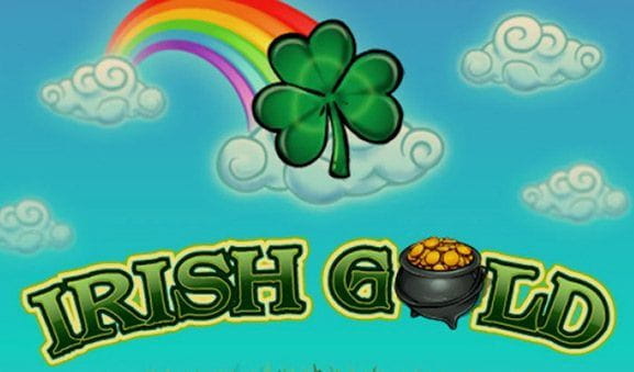 Zu sehen ist das Logo des Spiels Irish Gold.