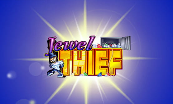 Das Logo vom Jewel Thief Spielautomaten von Microgaming.