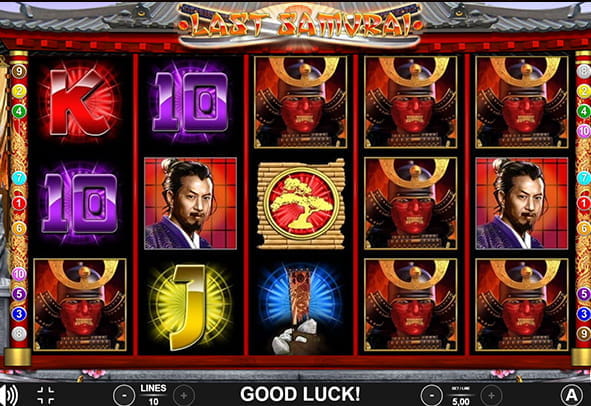 Eine kostenlose Demo-Version des Last Samurai Slots.