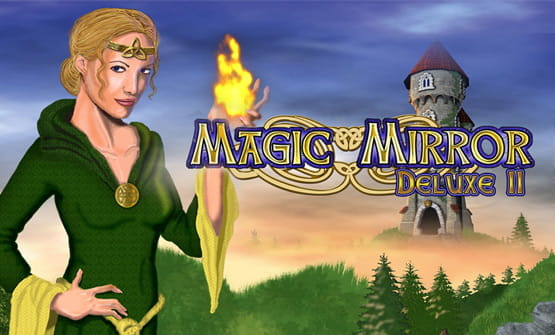 Eine bildliche Darstellung des Magic Mirror Deluxe II Spielautomaten von Merkur.