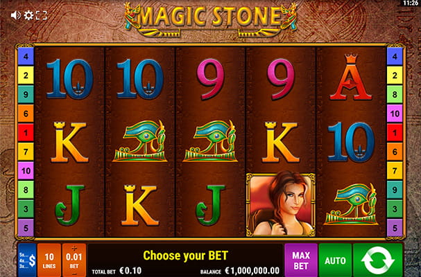 Eine kostenlose Demo-Version des Magic Stone Slots.