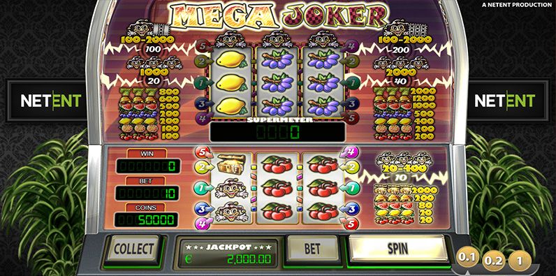 Mega Joker Bester NetEnt RTP Slot Online
