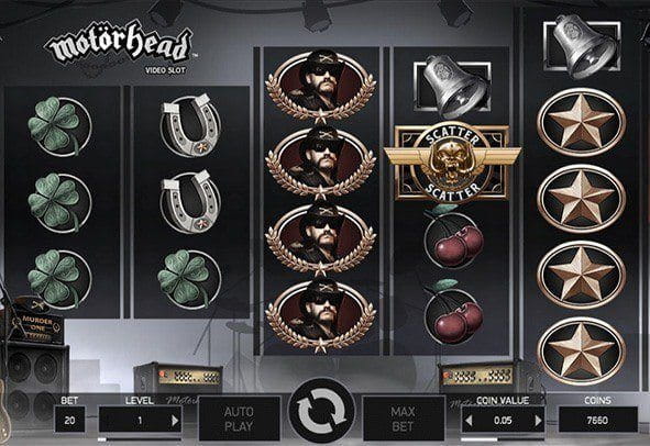 Hier den Motörhead Spielautomat kostenlos spielen