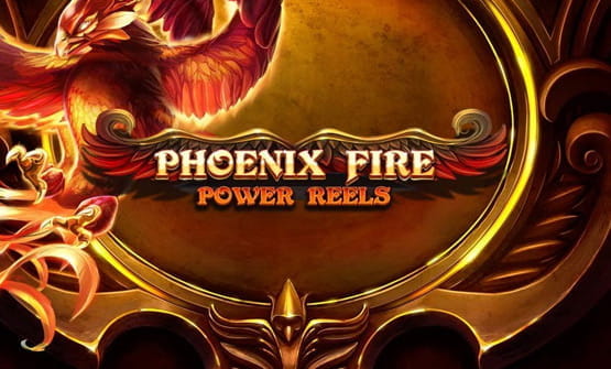Startbilschirm des Slots Phoenix Fire Power Reels.