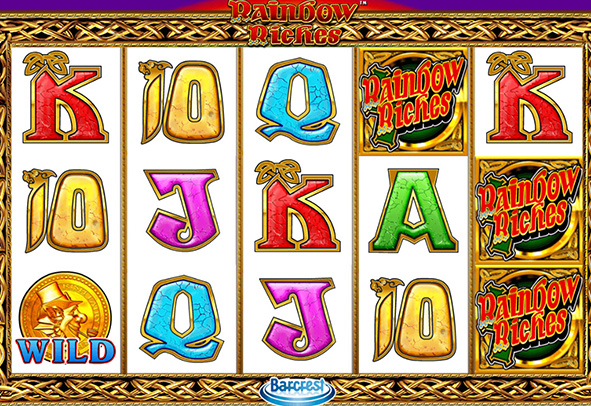 A free demo version of the Rainbow Riches slot