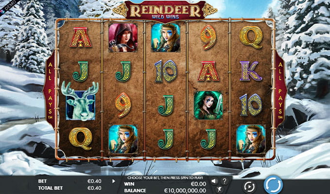 Eine kostenlose Demo-Version des Reindeer Wild Wins Slots.